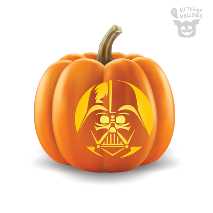 Darth Vader Star Wars Pumpkin Stencil