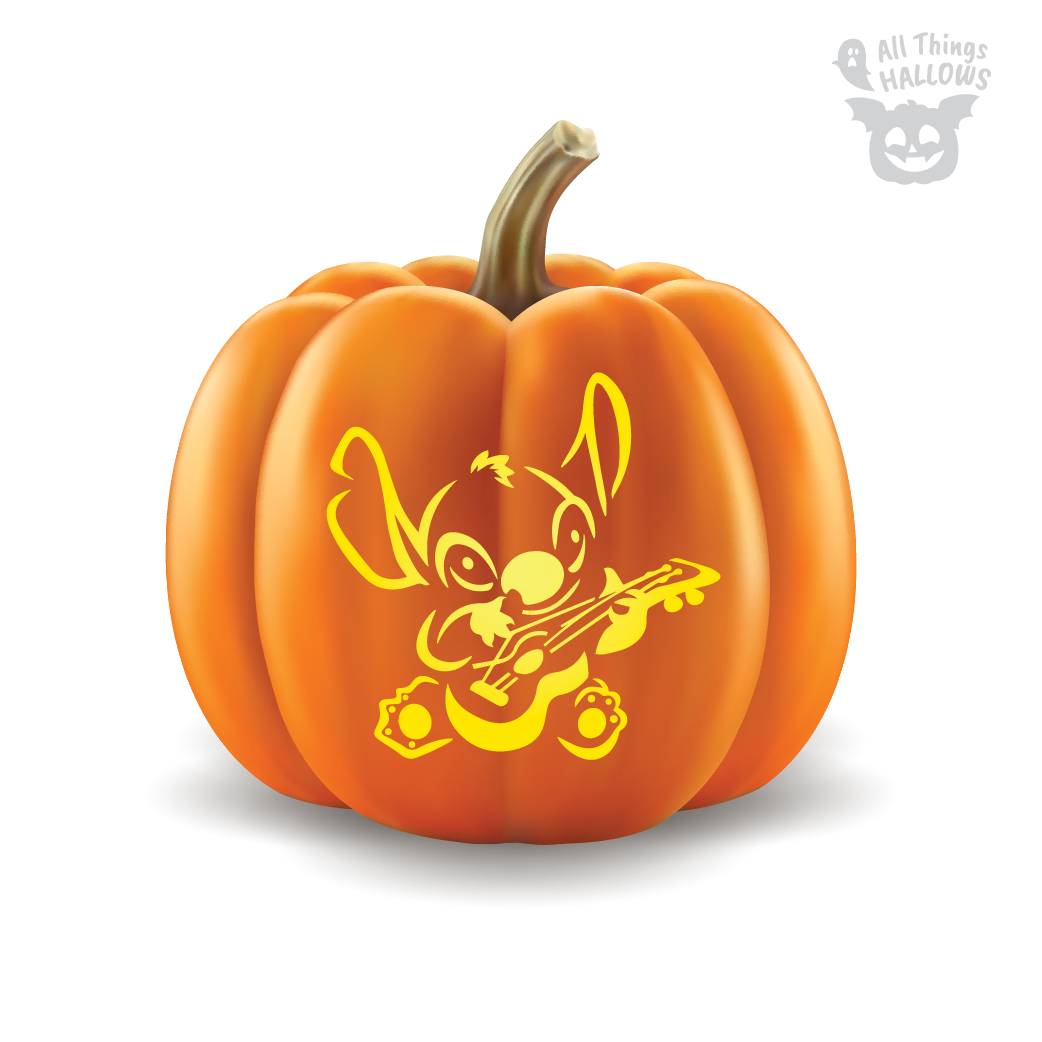 Stitch Pumpkin Stencil