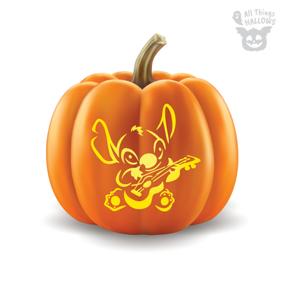 Stitch Pumpkin Stencil