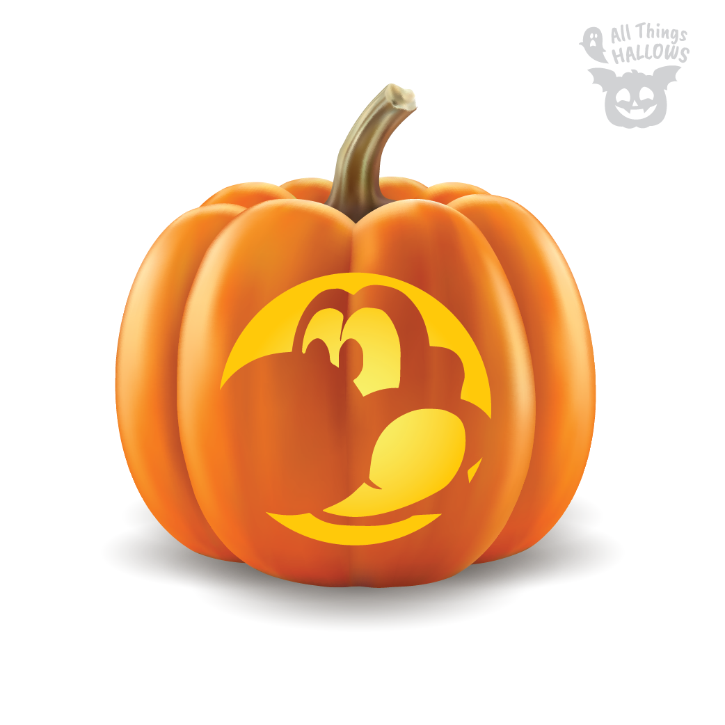 Yoshi Pumpkin Stencil