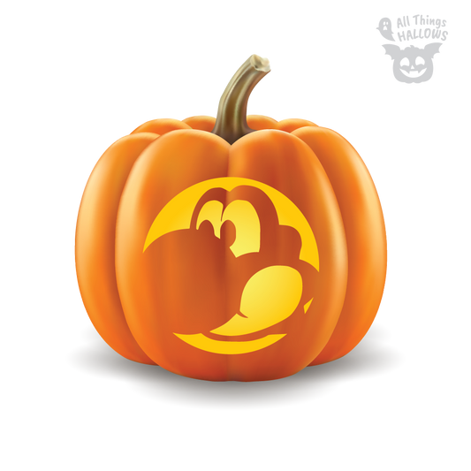 Yoshi Pumpkin Stencil